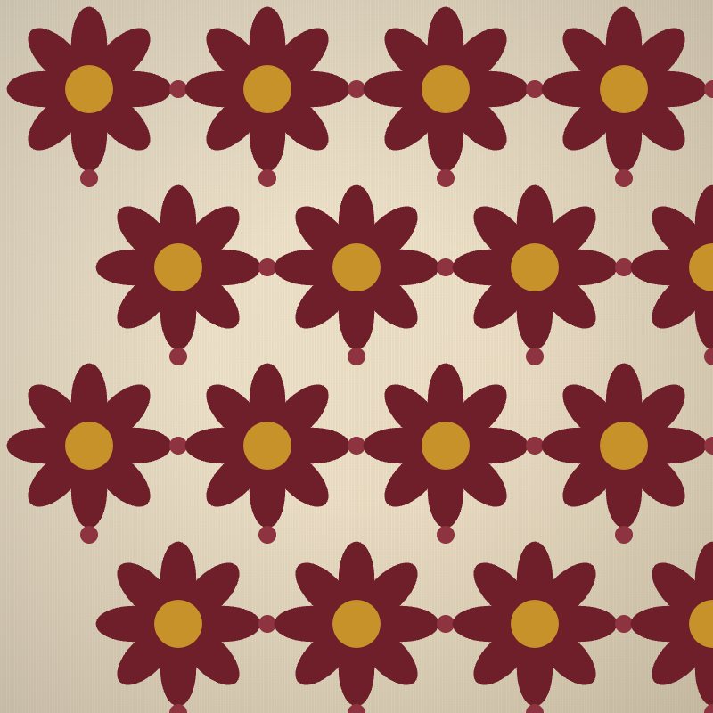 Sanganeri block-print swatch